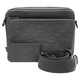 Louis Vuitton Shadow Trio Messenger Bag Black