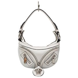 Versace Sac Hobo Repet Mini Blanc