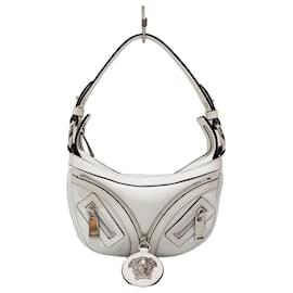 Versace Repet Mini Hobo Bag Weiß