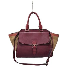 Burberry Bolsa de tecido Ashby Check Multicor