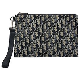 Dior Clutch em jacquard Oblique Multicor