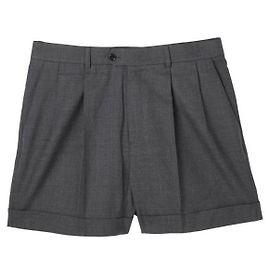 Céline SCHOOL BOY SHORTS IN WOOL Black