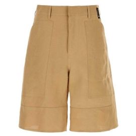 Fendi Canvas Bermuda Short Pants Brown