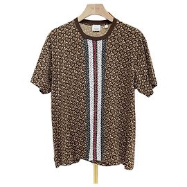 Burberry T-shirt à manches courtes à rayures Monogram Taille Multicolore