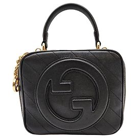 Gucci Sac à main Blondi Top Handle Crossbody Black Noir