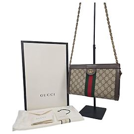 Gucci Borsa a tracolla GG Canvas Ophidia Three-Stripes Multicolore