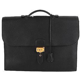 Hermès Sakadopeche Nero con Hardware Oro Nero