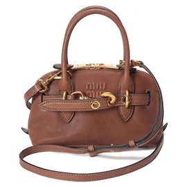 Miu Miu Mini bolsa de couro nappa Vermelho