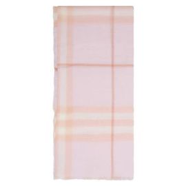 Burberry Karo-Wollschal Weiß