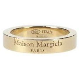 Maison Martin Margiela Anello Logo D'oro