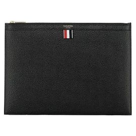 Thom Browne Pebble Grain Medium Document Holder Black
