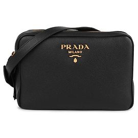 Prada Bolsa transversal Phoenix com duplo fecho de correr Preto