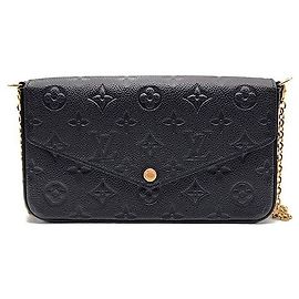 Louis Vuitton Pochette Empreinte Felicie Noir