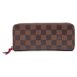 Louis Vuitton Damier Clemence Wallet Red