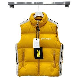 Moncler Genius Palm Angels Roadman Down Vest Yellow Yellow