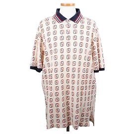Gucci Polo de algodón con estampado Horsebit XL Multicolor