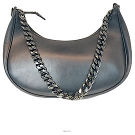 Céline Borsa Hobo Aby Medium in pelle nera Borsa a tracolla Nero