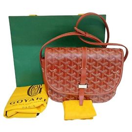Borsa a tracolla Belvedere PM Rossa Goyard Canvas PVC Rosso