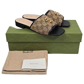 Gucci Canvas Slide Sandals Multiple colors