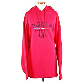 Balenciaga Sudadera con capucha con logotipo bordado Negro