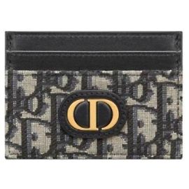 Dior Montaigne Card Holder Black