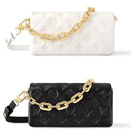 Louis Vuitton Pochette Coussin Black Multicolor