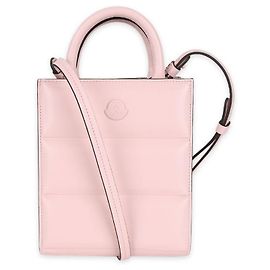 Moncler Donna Mini Tote Bag in Pelle Doudoune (Rosa) Rosa
