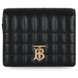 Burberry Women's Quilted Leather Small Lola Wallet (Black) Black