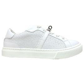 Hermès White Silver Day Kelly Sneaker Weiß