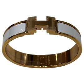 Hermès Click White Rose Gold PM Weiß