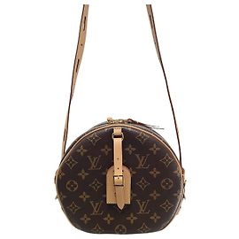 Louis Vuitton Borsa a tracolla morbida Monogram Boulogne Marrone