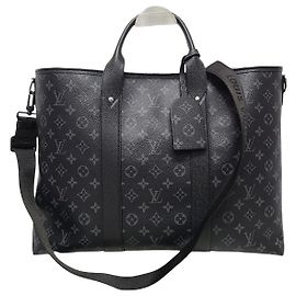 Louis Vuitton Borsa Weekend Eclipse Monogram Crossbody Nera Nero