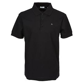 Burberry Metal EKD Kurzarm-Poloshirt für Herren Schwarz