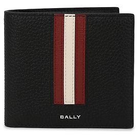 Bally Ribbon Bifold Wallet Black