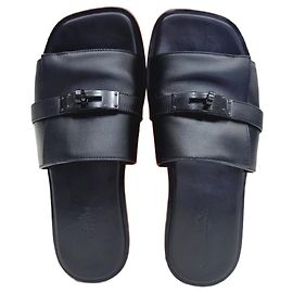 Hermès Gabrielle Sandal Slipper Black