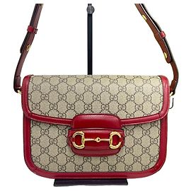 Gucci Sac à l'épaule Horsebit Rouge