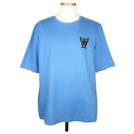 Hermès Robot Patch Short Sleeve T-Shirt Blue