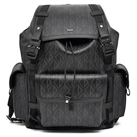 Dior Hide Road CD Diamond Backpack Medium Black