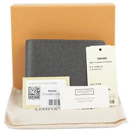 Louis Vuitton Taiga Leather Slender Wallet Orange