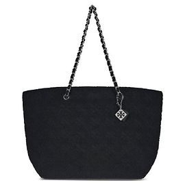 Tory Burch Terry Chain Tote Schwarz