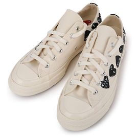 Comme Des Garcons Play Chuck Sneakers Brown