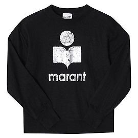 Isabel Marant Leinen-Sweatshirt für Damen Silber