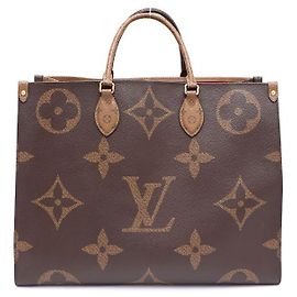 Louis Vuitton Bolsa Tote e Bolsa de Ombro OnTheGo GM em Canvas Monogram Giant Multicor