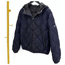 Prada Quilted Padding Jacket Navy Blue