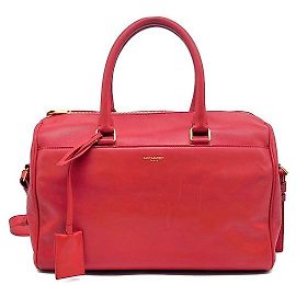 Saint Laurent Borsa da weekend Rosso
