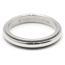 Tiffany & Co Platin Milgrain Ring Größe Silber