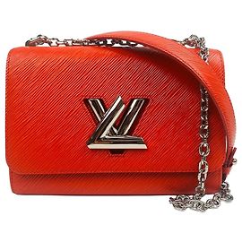 Louis Vuitton Bolsa de ombro Twist Epi Coclico Silver Prata