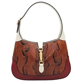 Gucci New Jackie Small Python Tasche Mehrfarben