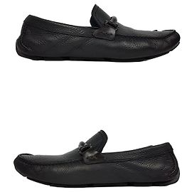 Salvatore Ferragamo Scarpe da guida da uomo Nero