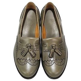 Salvatore Ferragamo Mocassini con nappe da uomo Marrone